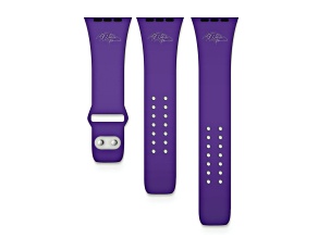 Gametime Baltimore Ravens Debossed Silicone Apple Watch Band (38/40mm M/L). Watch not included.