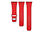 Gametime Kansas City Chiefs Red Debossed Silicone Apple Watch Band 38/40mm M/L. Watch not included.