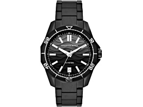 Armani Exchange Men's Classic Black Stainless Steel Watch