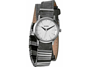 Nixon Women's Classic Kenzi Wraparound Gray Leather Watch