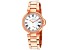 Christian Van Sant Women's Cybele White Dial, Rose Stainless Steel Watch