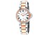 Christian Van Sant Women's Cybele White Dial, Silver-tone/Rose Stainless Steel Watch