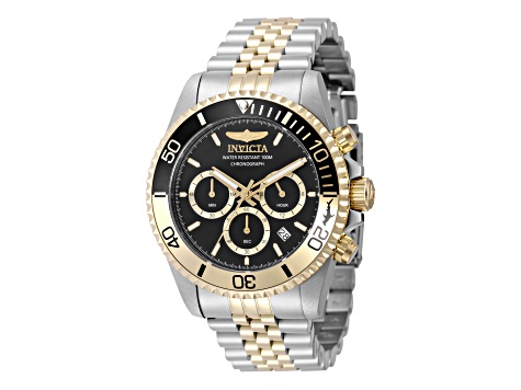 Invicta Pro Diver 43mm Black Dial Stainless Steel Band Quartz