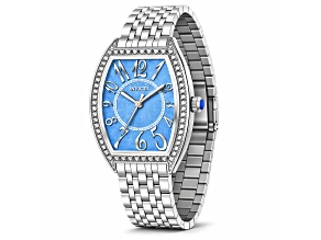 Invicta Women's Wildflower 29mm Blue Dial Stainless Steel Bracelet Quartz Watch