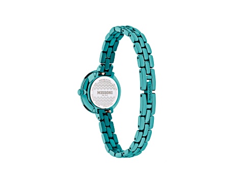 Missoni Petite Watch 25MM Green Case Green Guilloché Dial