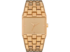 Nixon Ticket 34mm Rose Stainless Steel Bracelet Quartz Watch