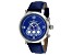 Christian Van Sant Men's Dominion Blue Dial, Blue Leather Strap Watch