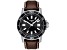 Tissot Men's Supersport Black Dial, Brown Leather Strap Watch