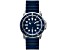 Armani Exchange Men's Classic Blue Dial, Blue Rubber Strap Watch