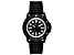 Armani Exchange Men's Classic Black Dial, Black Rubber Strap Watch