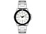 Armani Exchange Men's Classic White Dial, Stainless Steel Watch
