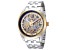 Thomas Earnshaw Men's Mackenzie 45mm Manual-Wind Gray Dial Rose Bezel Stainless Steel Watch