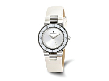 Picture of Ladies Charles Hubert Stainless White Mother of Pearl 32mm Watch