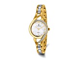 Ladies Charles Hubert Two-Tone Off-White Dial Watch
