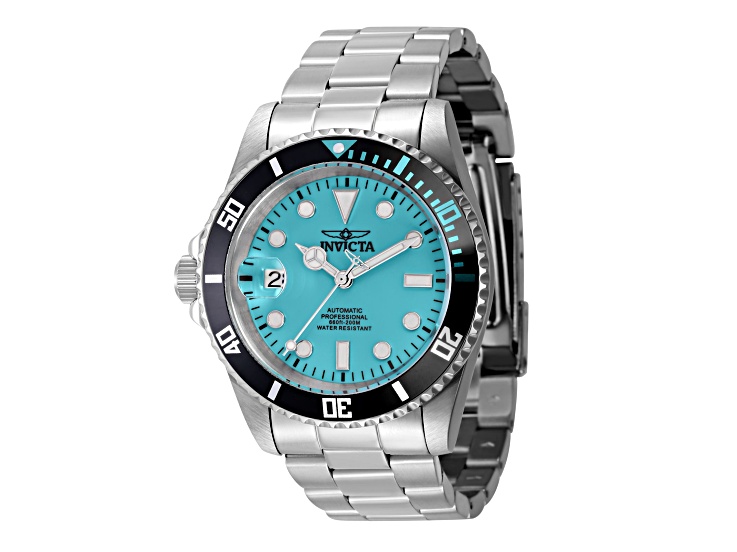 Invicta Pro Diver 42mm Turquoise Dial Black Bezel Automatic Watch