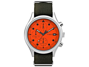Timex Men's MK1 42mm Quartz Watch, Orange Dial