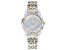 Mathey Tissot Women's Tacy White Dial, Two-tone Yellow Stainless Steel Watch
