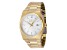 Invicta Speedway 40mm White Dial Yellow Stainless Steel Quartz Watch