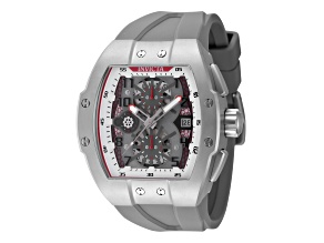 Invicta Invicta Racing 47mm Gray Silicone Strap Quartz Watch