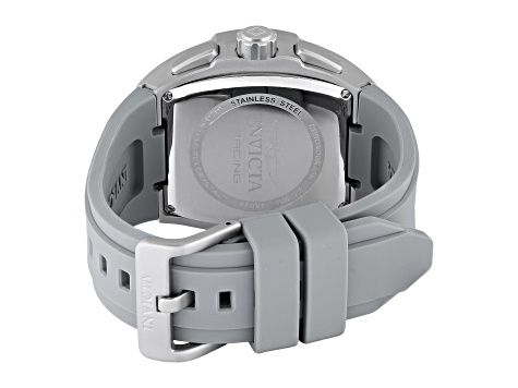 Invicta Invicta Racing 47mm Gray Silicone Strap Quartz Watch