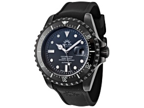 Solar Aqua Men's Deep Bay 45mm Blue/Black Dial Automatic PVD Watch