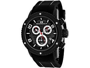 Oceanaut Men's Impulse Sport Black Dial, Black Bezel, Black Silicone Watch