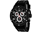 Oceanaut Men's Impulse Sport Black Dial, Black Bezel, Black Silicone Watch