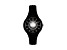 Versus Versace Fire Island Watch 39mm Black with Stainless Steel details Enamel Dial Silicone Strap
