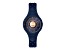 Versus Versace Fire Island Watch 39mm Blue with Rose details Enamel Dial Silicone Strap