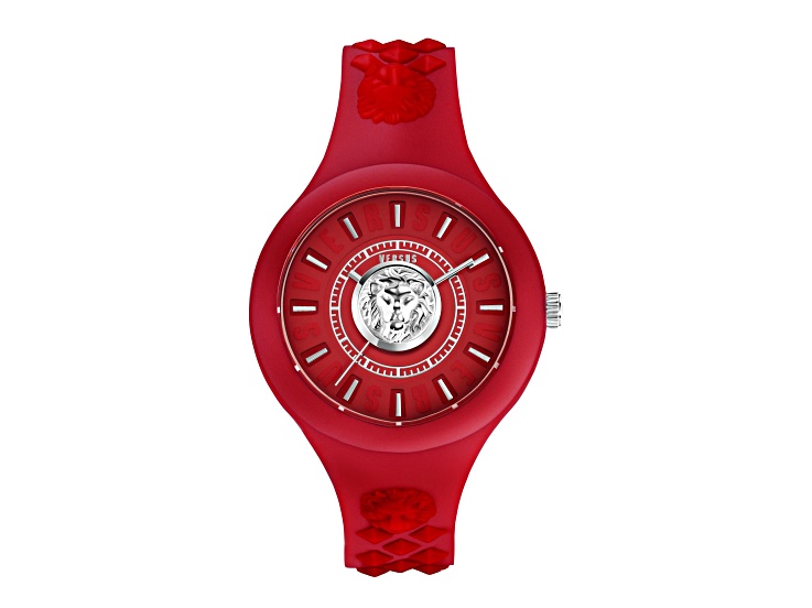 Versus Versace Fire Island Watch 39mm Red with Stainless Steel
