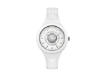 Versus Versace Fire Island Watch 39mm White with Stainless Steel details Enamel Dial Silicone Strap
