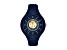 Versus Versace Fire Island Watch 39mm Blue with Gold Tone details Enamel Dial Silicone Strap