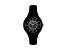 Versus Versace Fire Island Watch 39mm Black with Stainless Steel details Enamel Dial Silicone Strap