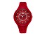 Versus Versace Fire Island Watch 39mm Red with Stainless Steel details Enamel Dial Silicone Strap