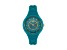 Versus Versace Fire Island Watch 39mm Green with Gold Tone details Enamel Dial Silicone Strap