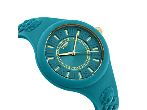 ワールドテックウォリアー　スウィフト Versus Versace Fire Island Watch 39mm Green with Gold Tone