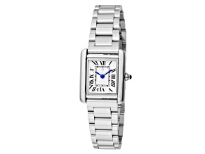 Montres Prestige by Invicta 29mm White Dial Stainless Steel Quartz Watch
