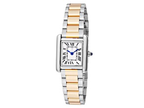 Montres Prestige by Invicta 29mm White Dial Two-tone Stainless Steel Quartz Watch