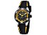 Head Men's Vancouver 3 36mm Quartz Black Dial Black Silicone Strap Watch