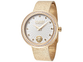 Versus Versace Women's Lea Crystal 35mm Quartz Watch