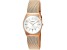 Skagen Women's Lille White Dial, Rose Stainless Steel Watch