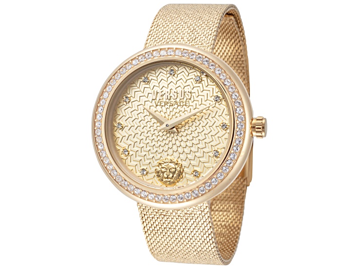 Evil Eye Bangle Watch, Gold-Tone/Ivory, 25 MM: Women's Designer Strap  Watches