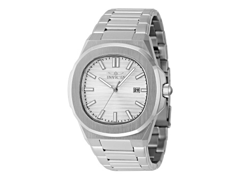 Invicta Speedway 41mm White Dial Stainless Steel Band Quartz  display picture 2