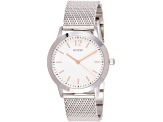 Guess Men's Classic Stainless Steel Mesh Strap Watch