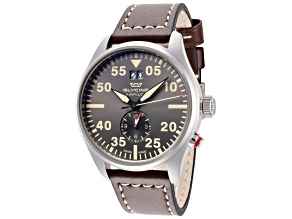 Glycine Men's Airpilot Dual Time 44mm Quartz Watch
