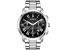 Bulova Men's Wilton Black Dial, Stainless Steel Watch