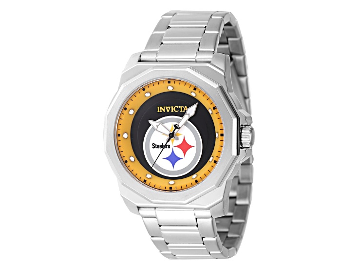 Invicta NFL 42mm Yellow Dial Pittsburgh Steelers Quartz Watch