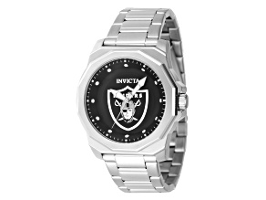 Invicta NFL 42mm Black Dial Las Vegas Raiders Quartz Watch