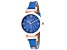 Christian Van Sant Women's Petite Blue Dial, Blue Ceramic bezel Watch