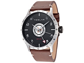 Teslar Men's Re-Balance T-7 44mm Quartz GMT Watch